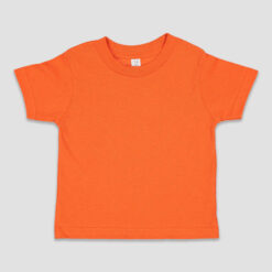 3321 Rabbit Skins - Toddler Fine Jersey Tee - Orange - Custom Printed T-Shirt for Toddlers